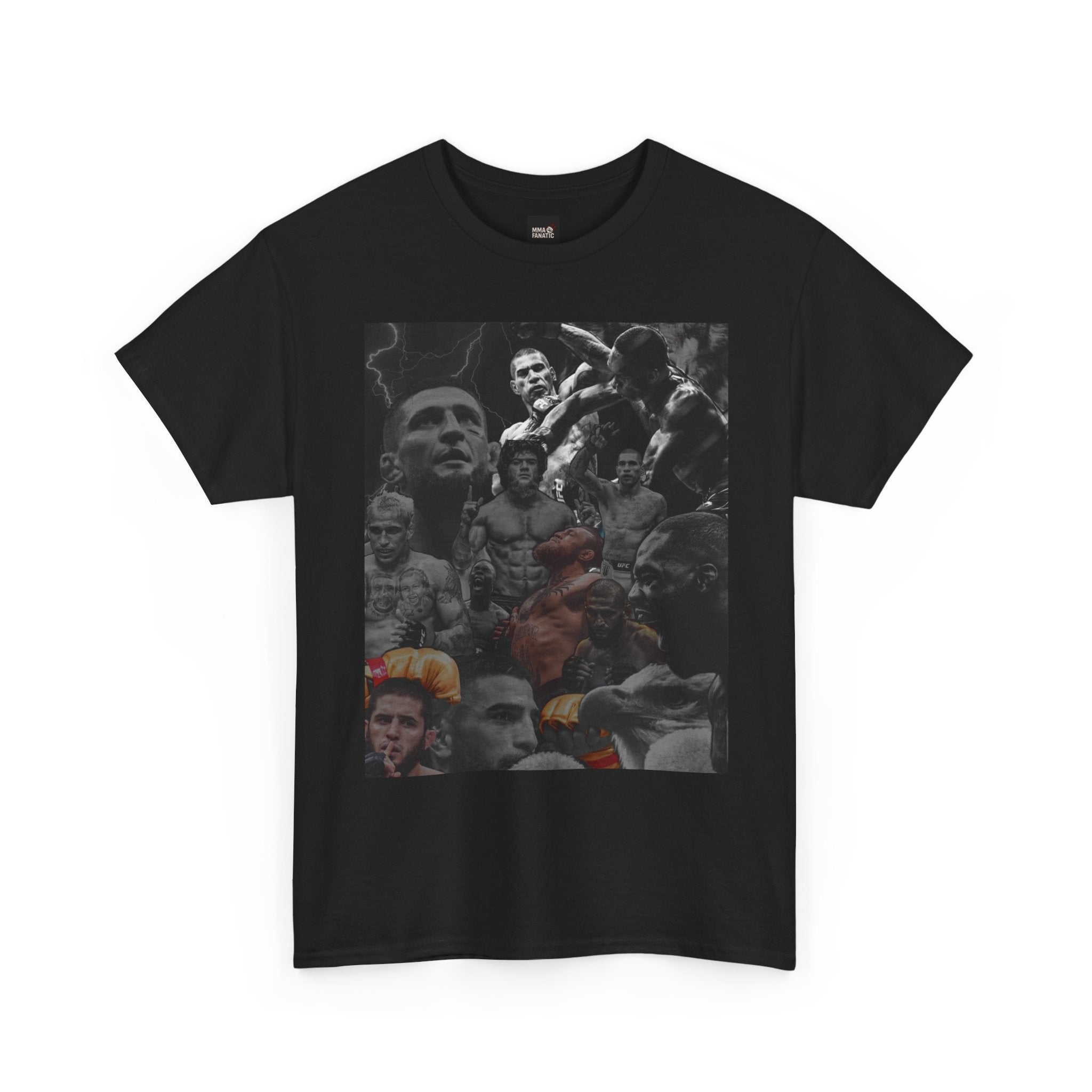MMA Fanatic Fighter Collage T-Shirt | Premium Fightwear