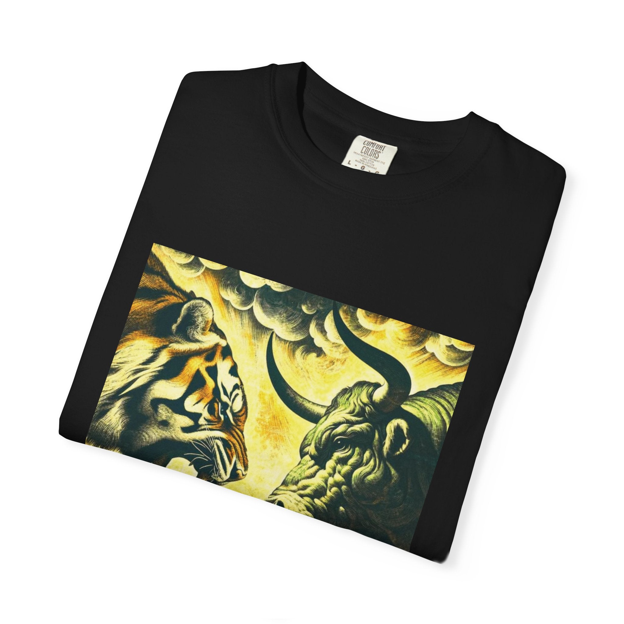 Fight Night T‑Shirt - Tiger vs Bull – Power & Precision Edition