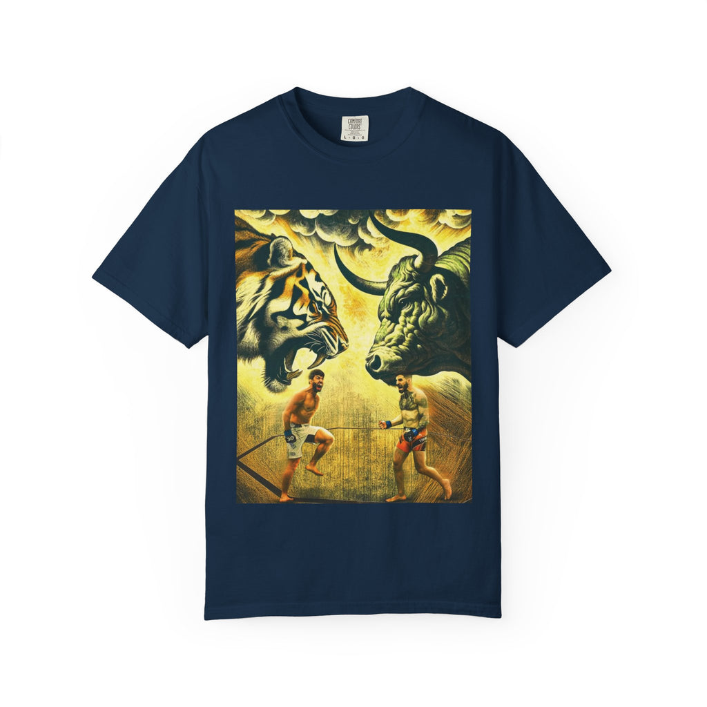 Fight Night T‑Shirt - Tiger vs Bull – Power & Precision Edition
